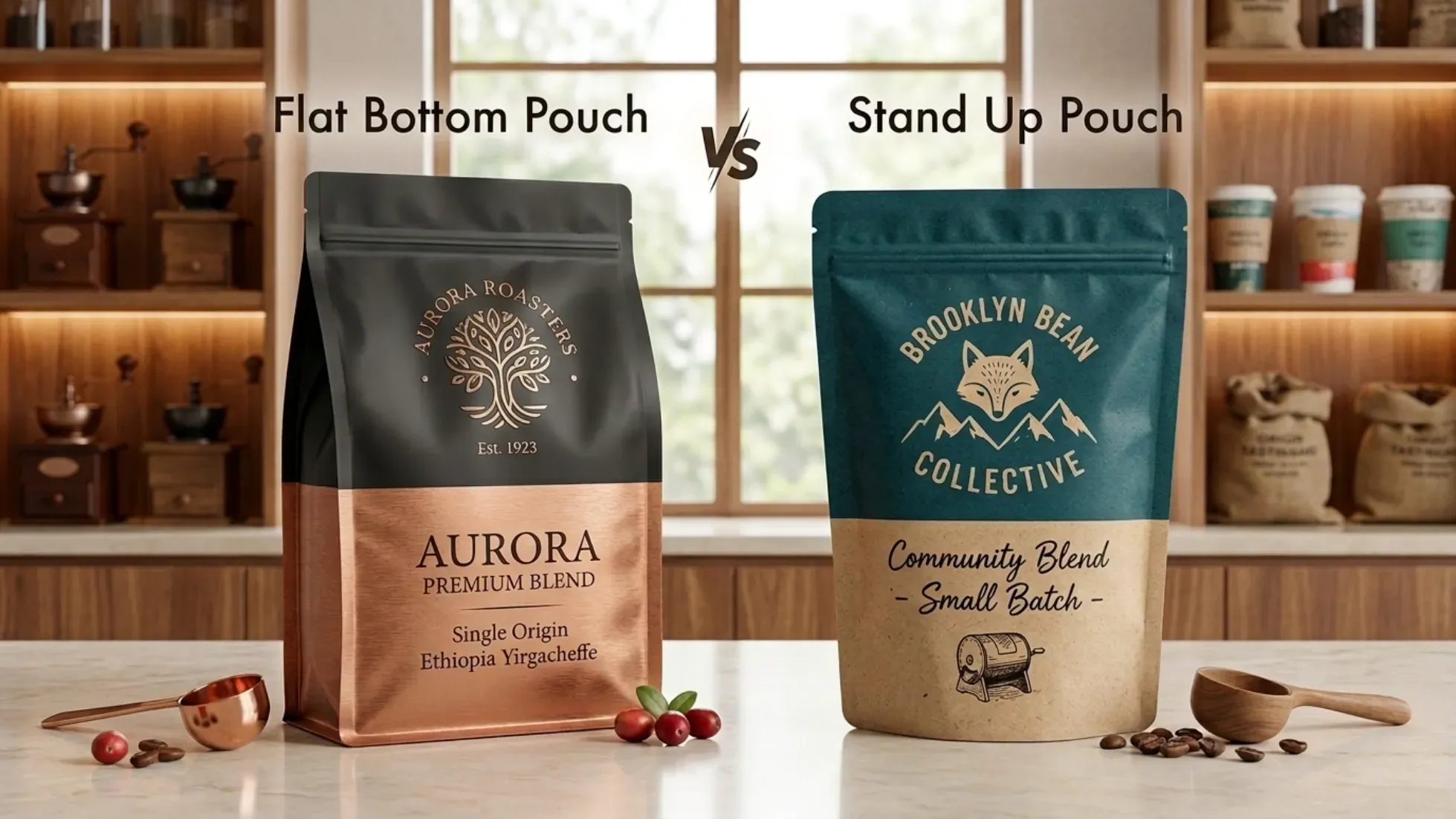 Stand Up Pouch vs Flat Bottom Pouch