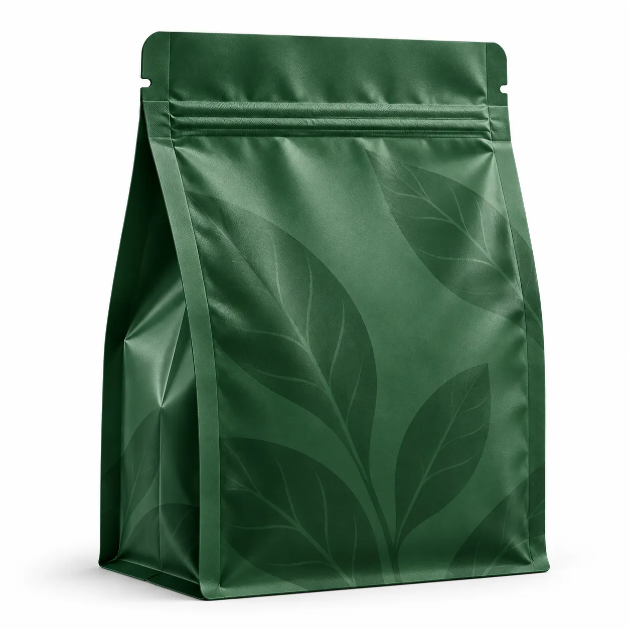 Gravure printed side gusset bag