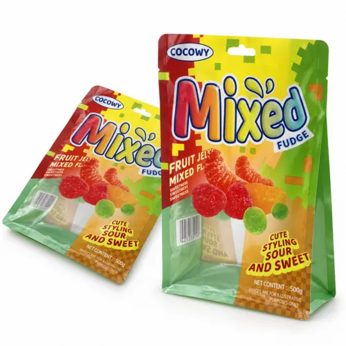 Custom Printed Candy Pouches with Hang Hole