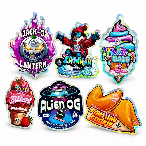 Custom Shaped Candy Packaging Bags with Hang Hole