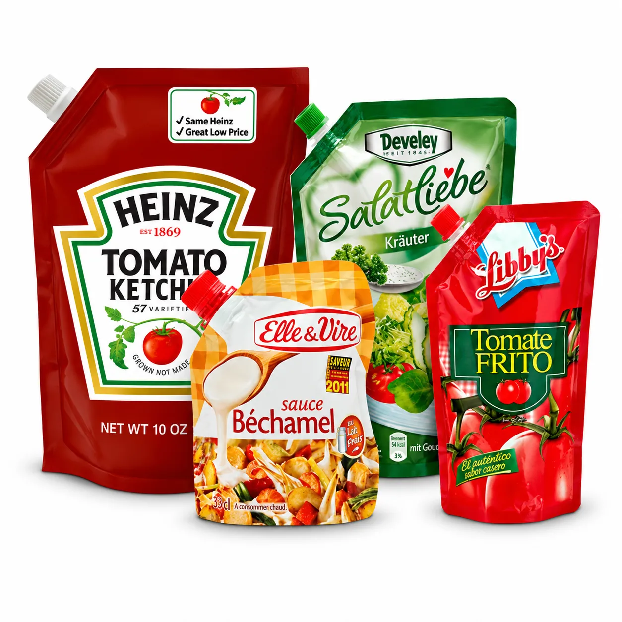 Custom Spout Pouches for Sauces & Condiments