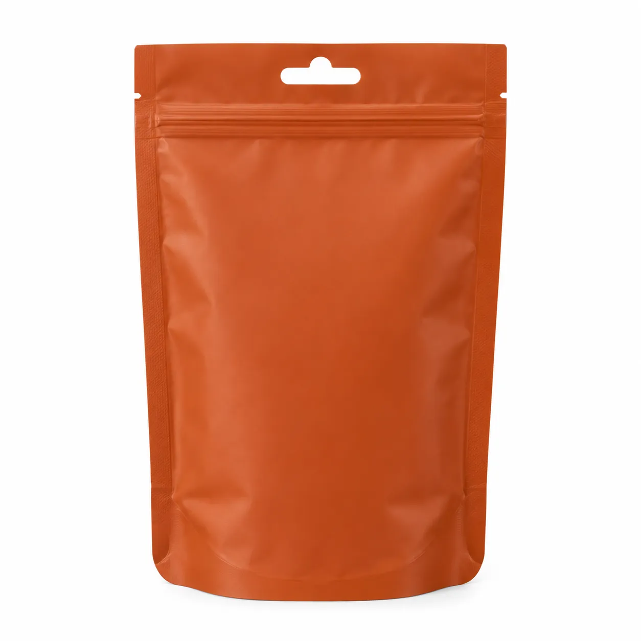 Custom stand up pouch with hang hole