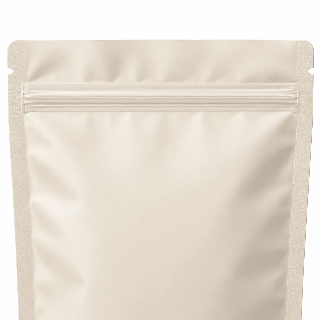 Custom stand up pouch with resealable zipper